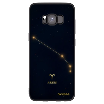 Picasee silikonový černý obal pro Samsung Galaxy S8 G950F - ARIES
