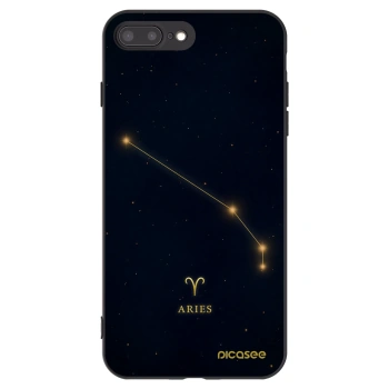 Picasee silikonový černý obal pro Apple iPhone 7 Plus - ARIES