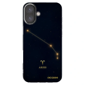 Picasee silikonový průhledný obal pro Apple iPhone 16 Plus - ARIES