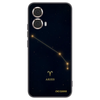 Picasee silikonový černý obal pro Motorola Moto G85 - ARIES