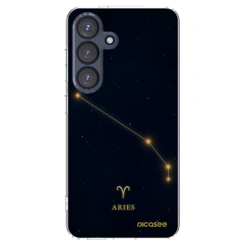 Picasee silikonový průhledný obal pro Samsung Galaxy S25 5G - ARIES