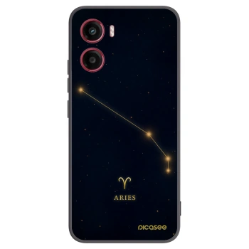 Picasee silikonový černý obal pro Motorola Moto G05 - ARIES