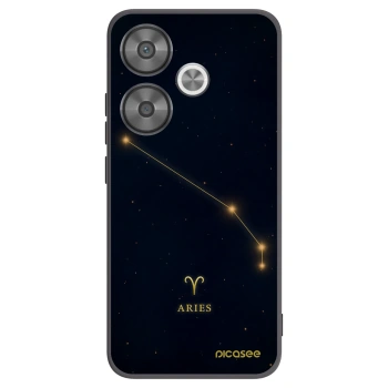 Picasee silikonový černý obal pro Xiaomi Poco F6 - ARIES