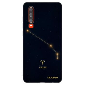 Picasee silikonový černý obal pro Huawei P30 - ARIES