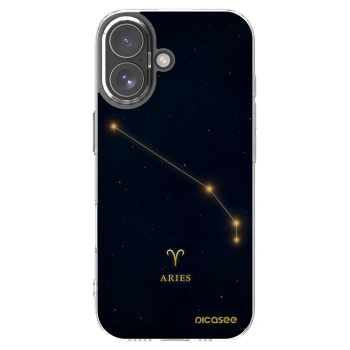 Picasee silikonový průhledný obal pro Apple iPhone 17 - ARIES