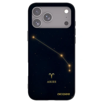 Picasee silikonový černý obal pro Apple iPhone 17 Pro Max - ARIES