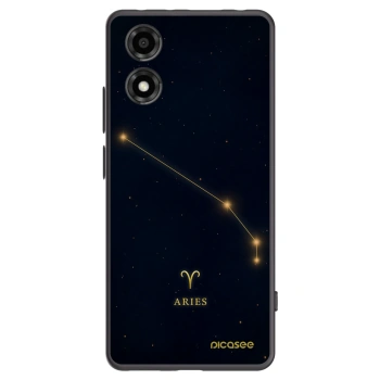 Picasee silikonový černý obal pro Motorola Moto E14 - ARIES