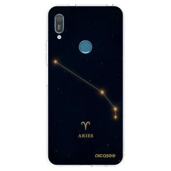 Picasee silikonový průhledný obal pro Huawei Y6 2019 - ARIES