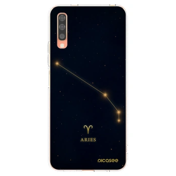 Picasee silikonový průhledný obal pro Samsung Galaxy A70 A705F - ARIES