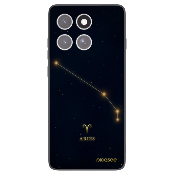 Picasee silikonový černý obal pro Motorola Edge 60 Fusion - ARIES