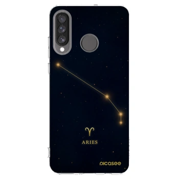 Picasee silikonový průhledný obal pro Huawei P30 Lite - ARIES