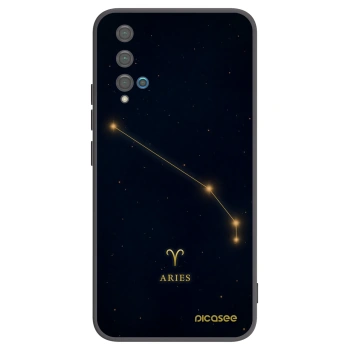 Picasee silikonový černý obal pro Huawei Nova 5T - ARIES