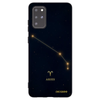 Picasee silikonový černý obal pro Samsung Galaxy S20+ G985F - ARIES