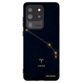 Picasee silikonový černý obal pro Samsung Galaxy S20 Ultra 5G G988F - ARIES