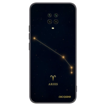Picasee silikonový černý obal pro Xiaomi Redmi Note 9 Pro - ARIES