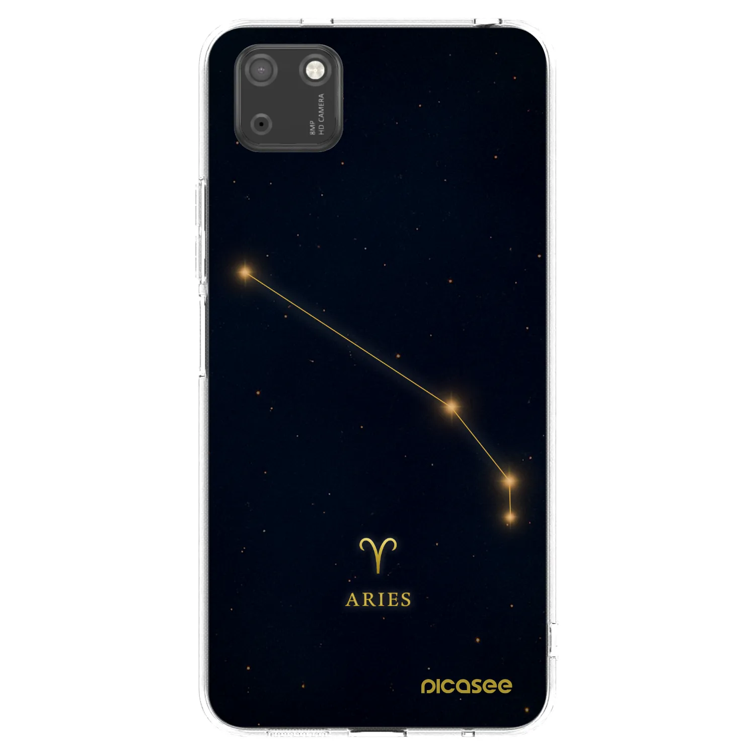 Picasee silikonový průhledný obal pro Huawei Y5P - ARIES