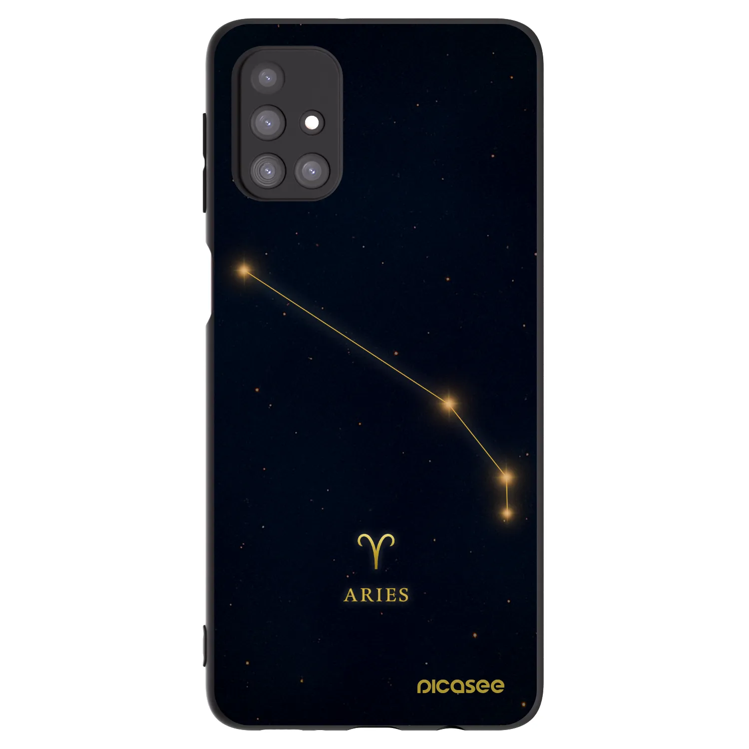 Picasee silikonový černý obal pro Samsung Galaxy M31s - ARIES