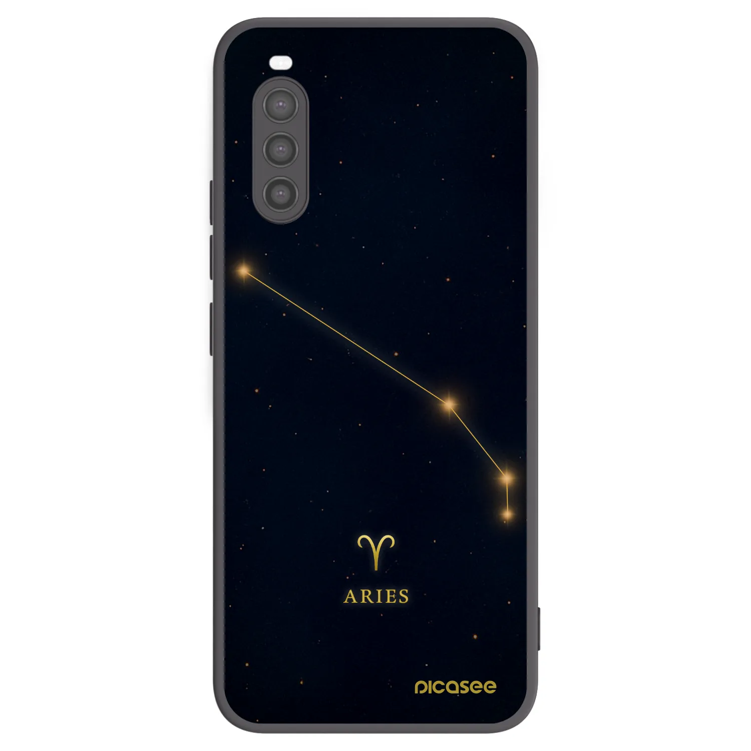 Picasee silikonový černý obal pro Sony Xperia 10 II - ARIES