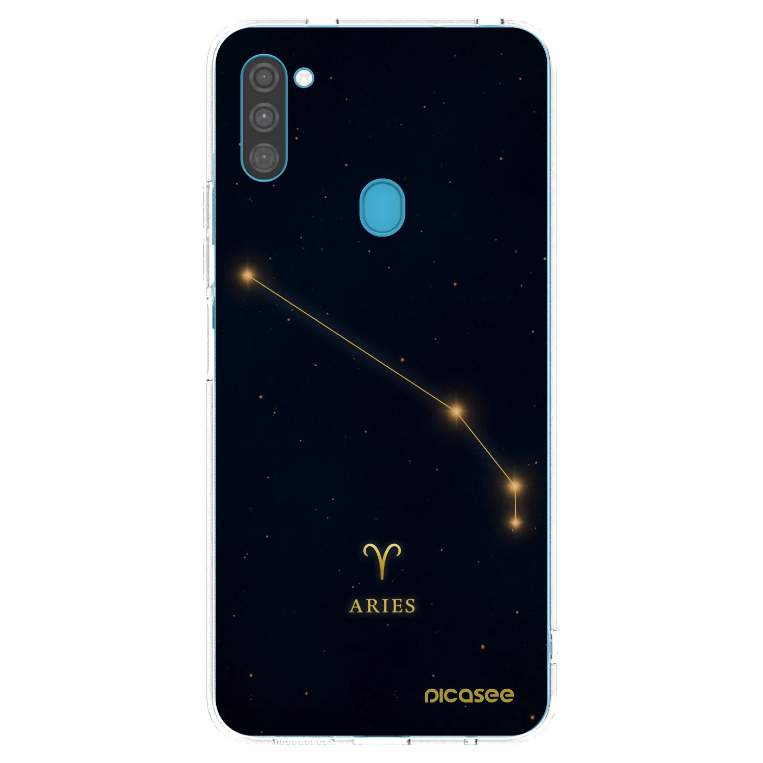 Picasee silikonový průhledný obal pro Samsung Galaxy M11 - ARIES