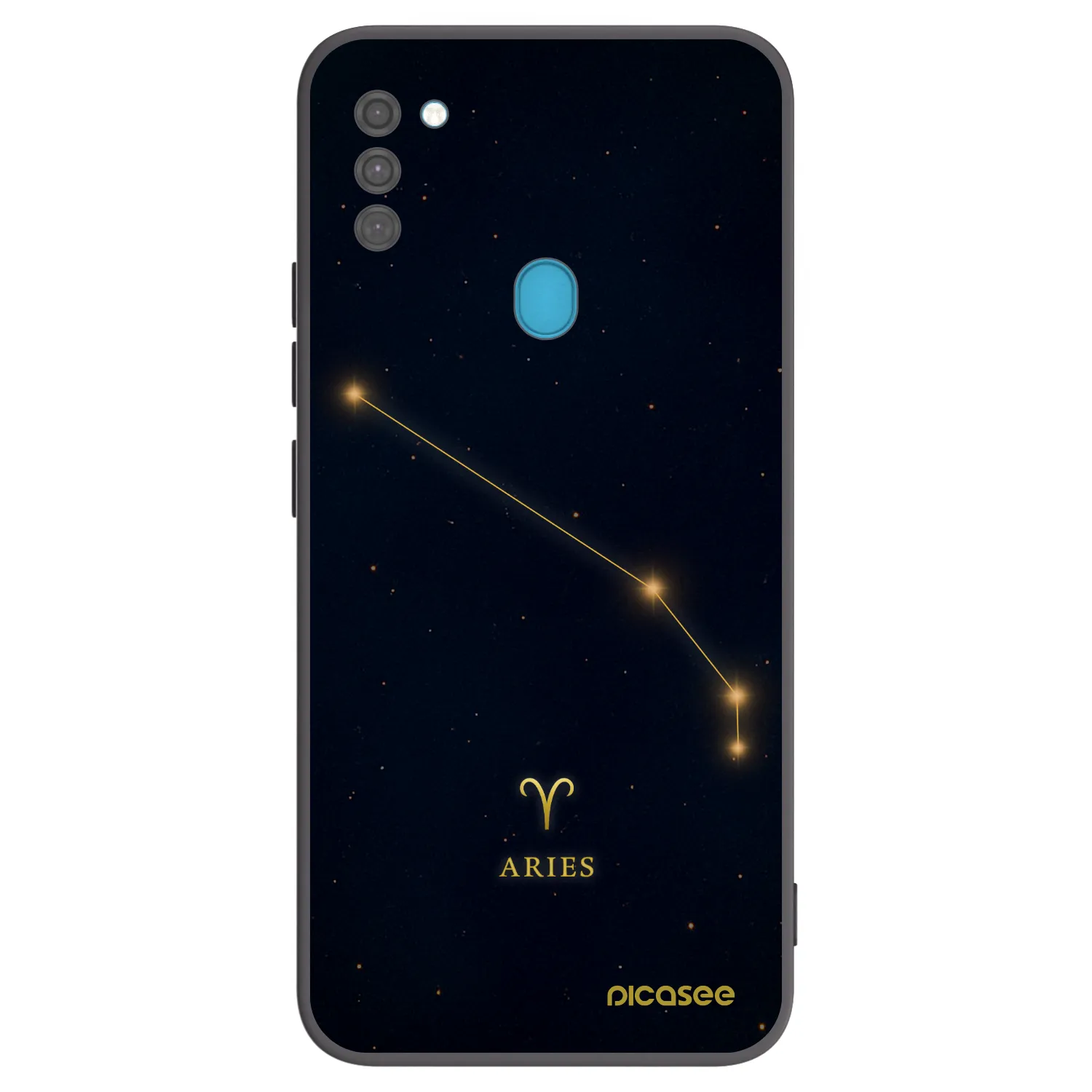 Picasee silikonový černý obal pro Samsung Galaxy M11 - ARIES