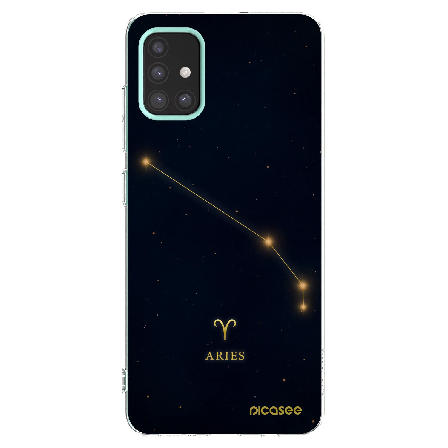 Picasee silikonový průhledný obal pro Samsung Galaxy M31s - ARIES