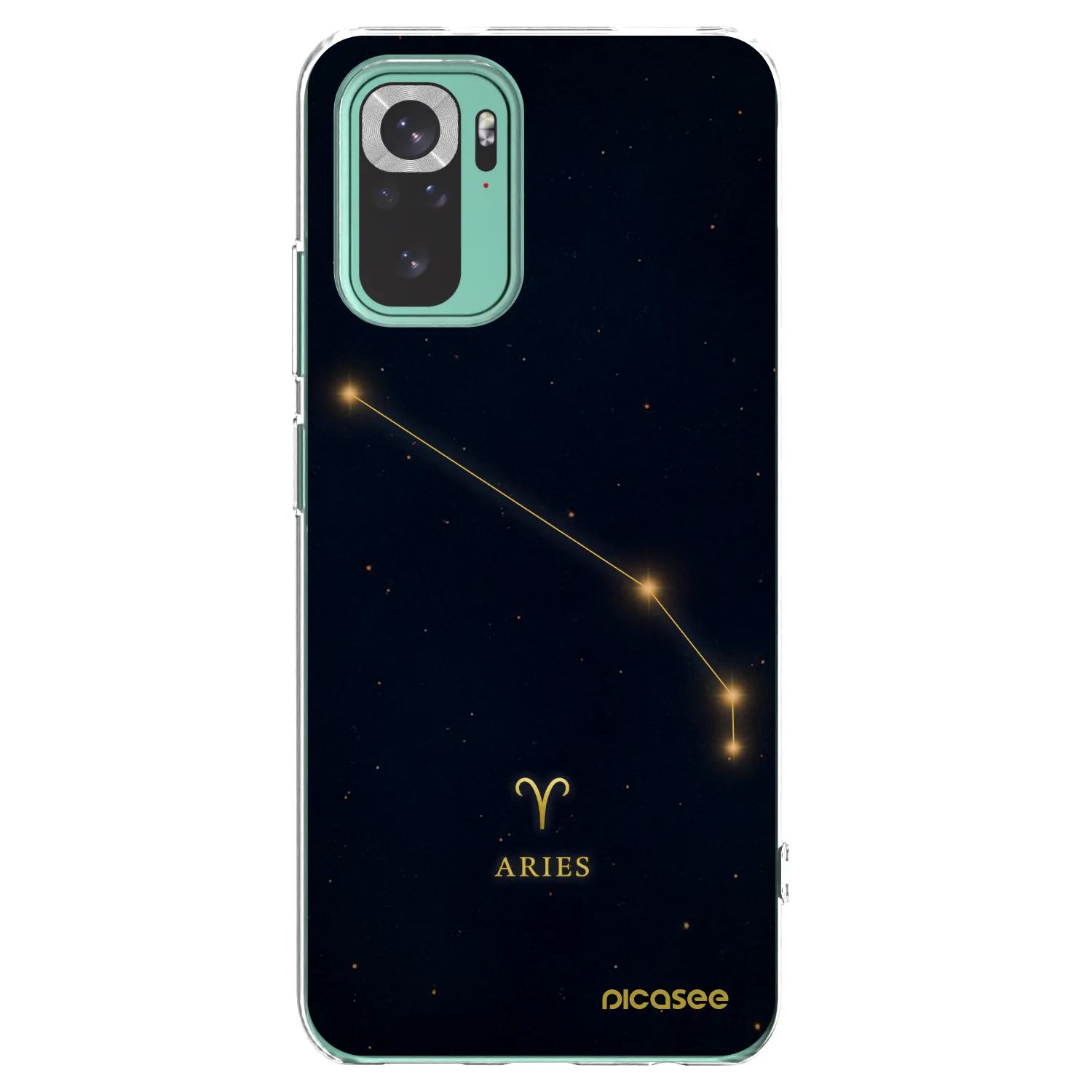 Picasee silikonový průhledný obal pro Xiaomi Redmi Note 10 Pro - ARIES