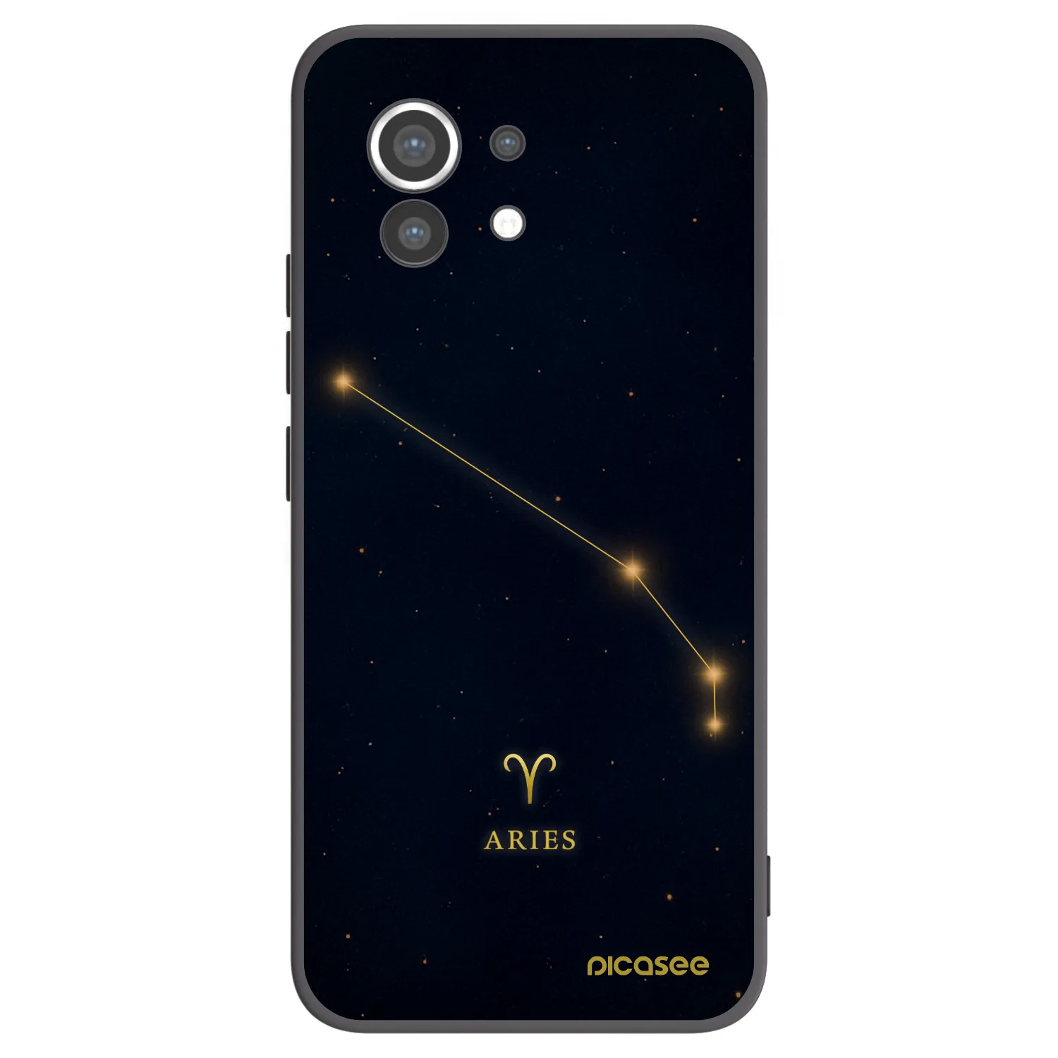 Picasee silikonový černý obal pro Xiaomi Mi 11 - ARIES