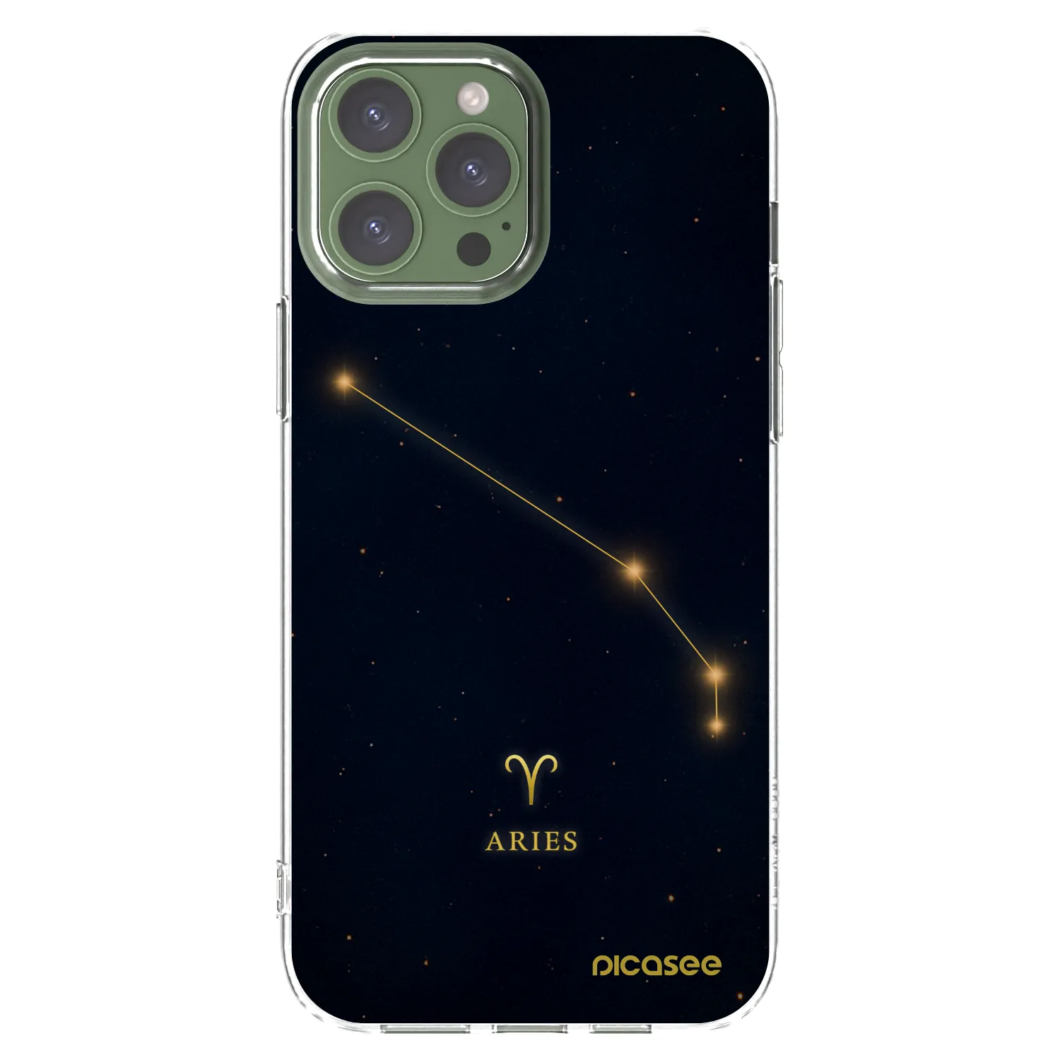 Picasee silikonový průhledný obal pro Apple iPhone 13 Pro Max - ARIES
