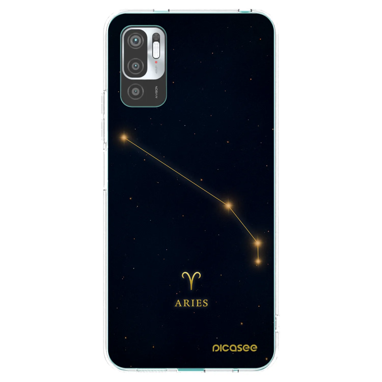 Picasee silikonový průhledný obal pro Xiaomi Redmi Note 10 5G - ARIES
