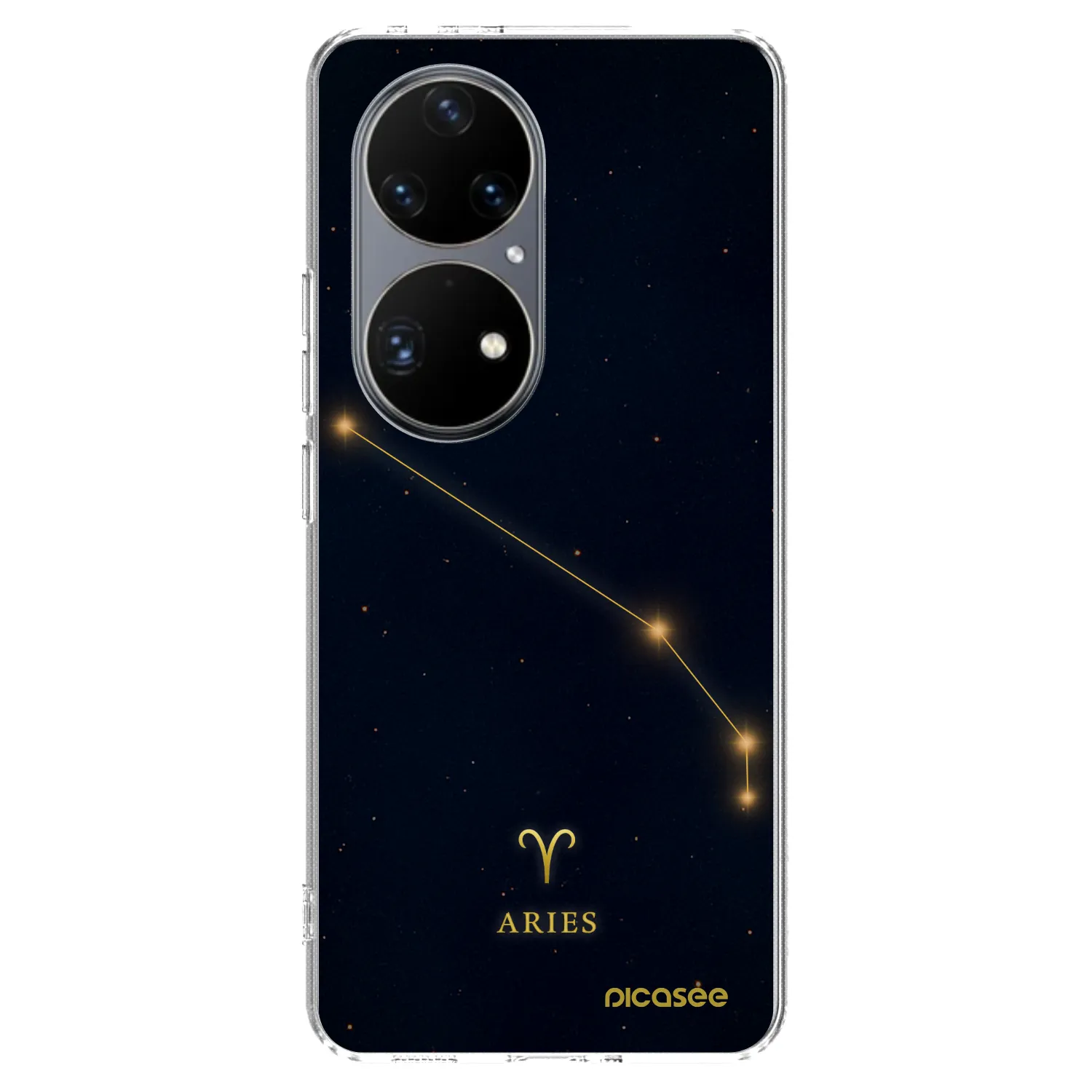 Picasee silikonový průhledný obal pro Huawei P50 - ARIES