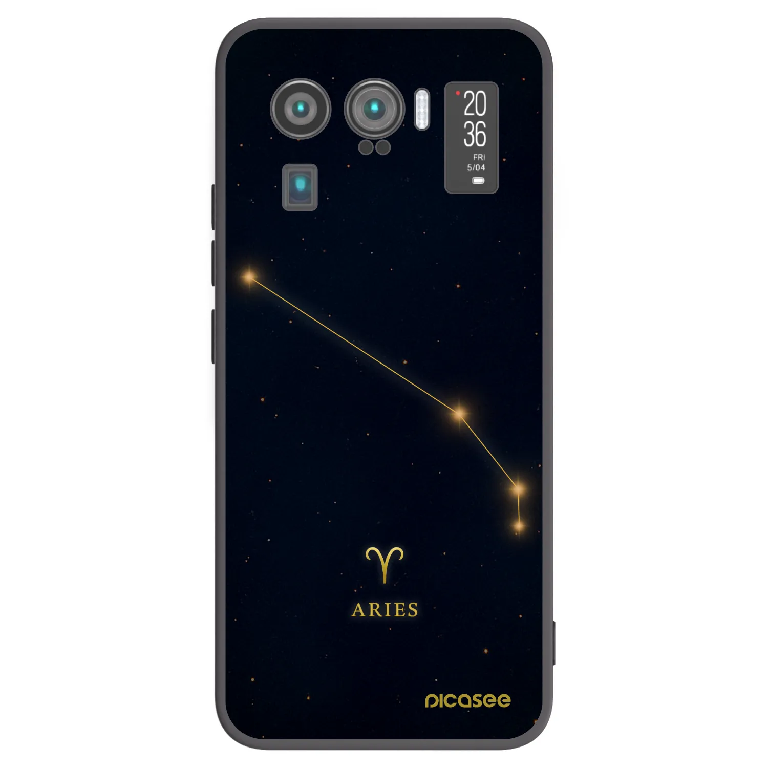 Picasee silikonový černý obal pro Xiaomi Mi 11 Ultra - ARIES