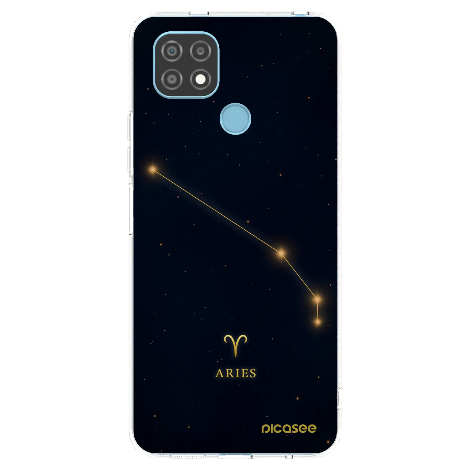 Picasee silikonový průhledný obal pro Realme C21 - ARIES