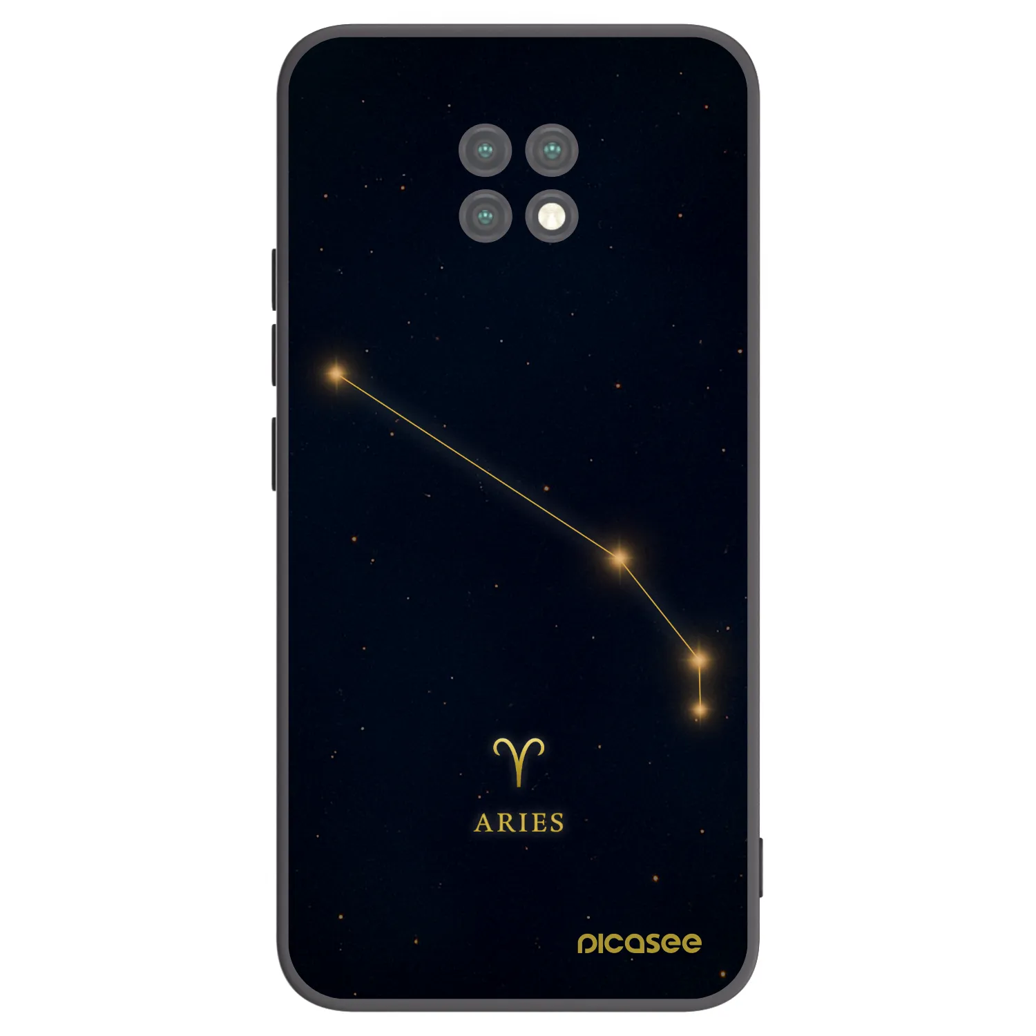 Picasee silikonový černý obal pro Xiaomi Redmi Note 9T - ARIES