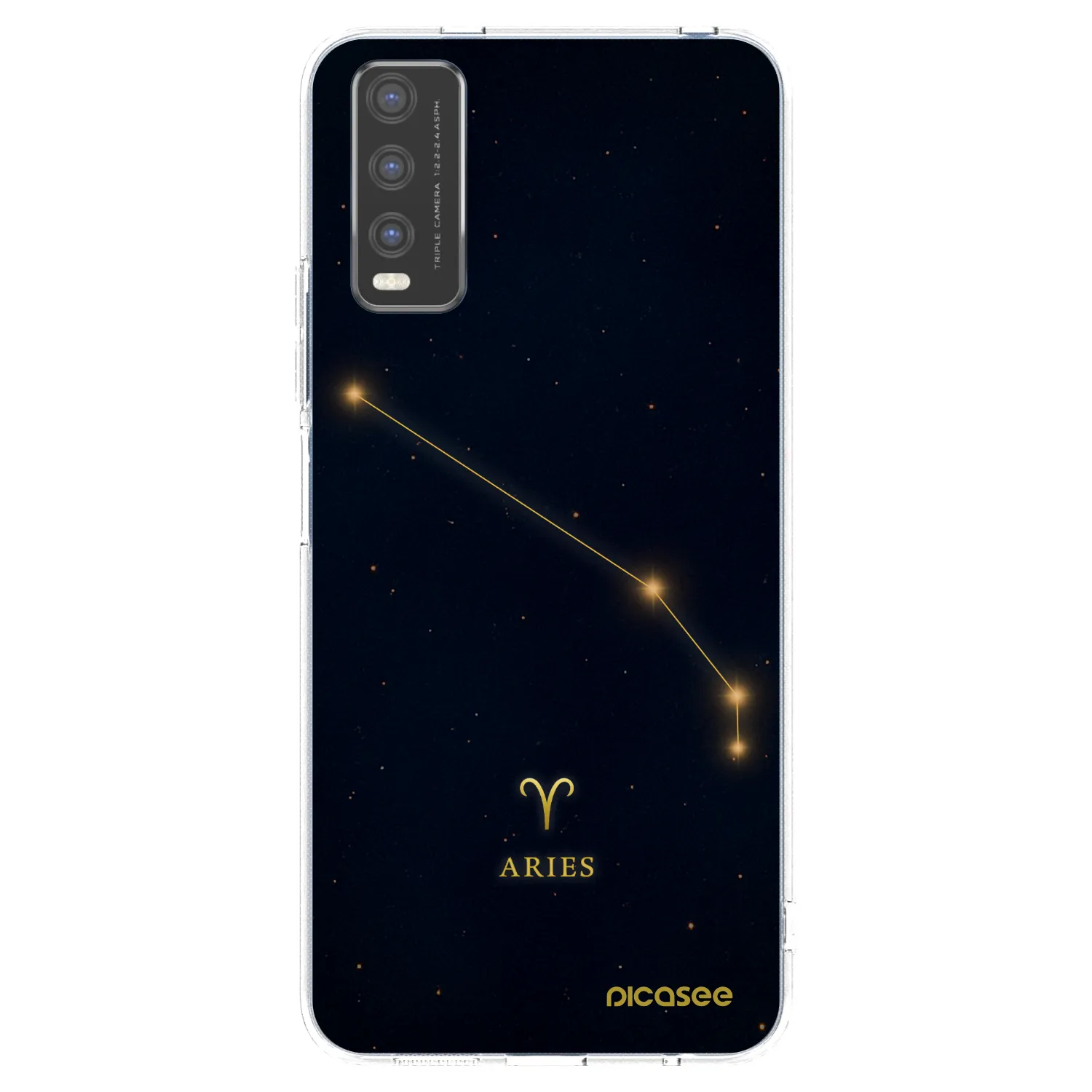 Picasee silikonový průhledný obal pro Vivo Y20s - ARIES