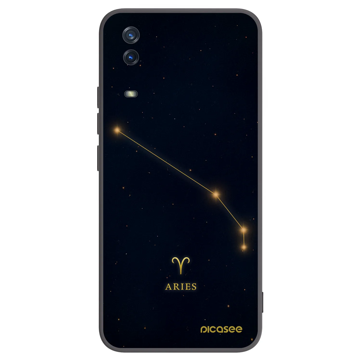 Picasee silikonový černý obal pro Vivo Y11s - ARIES