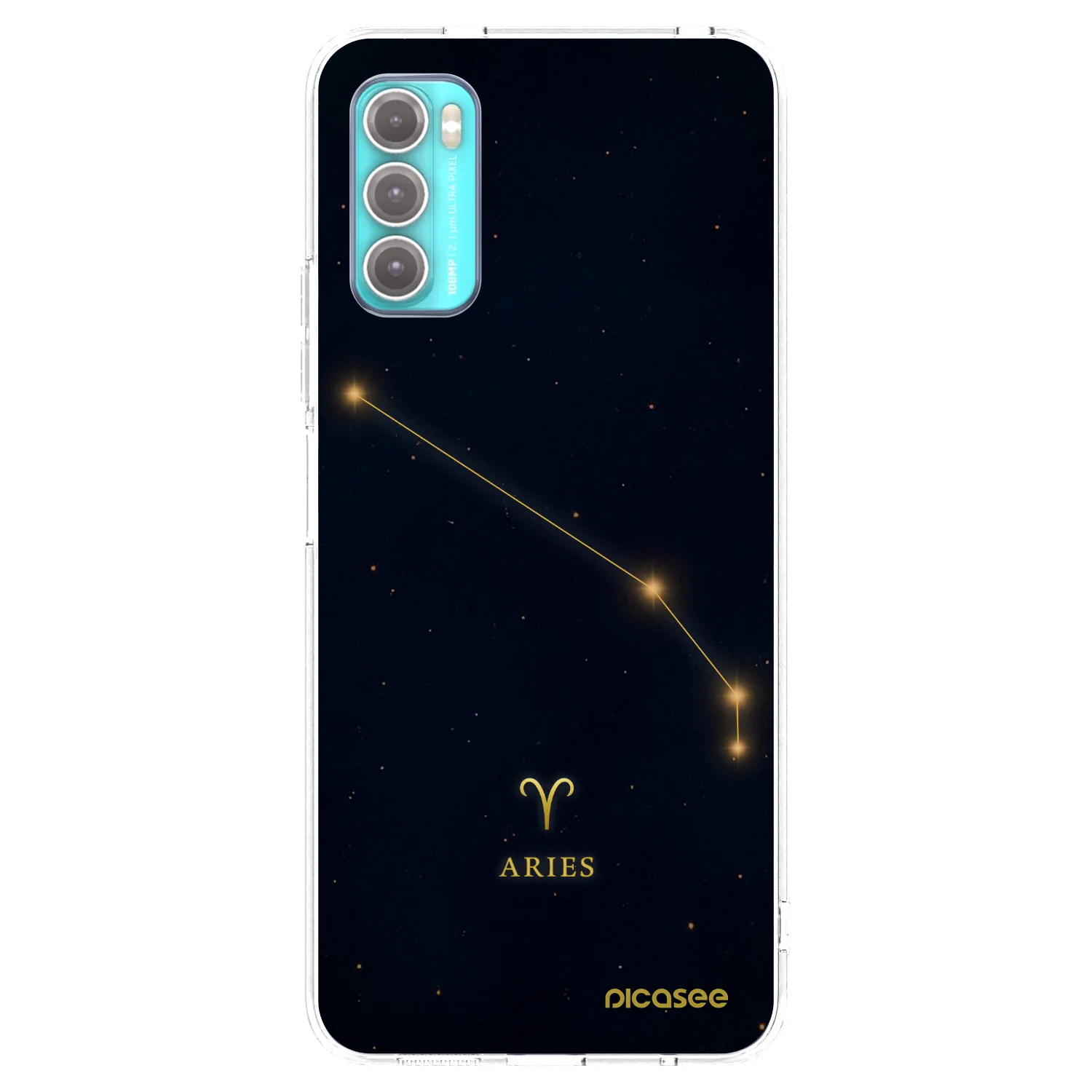 Picasee silikonový průhledný obal pro Motorola Moto G60 - ARIES