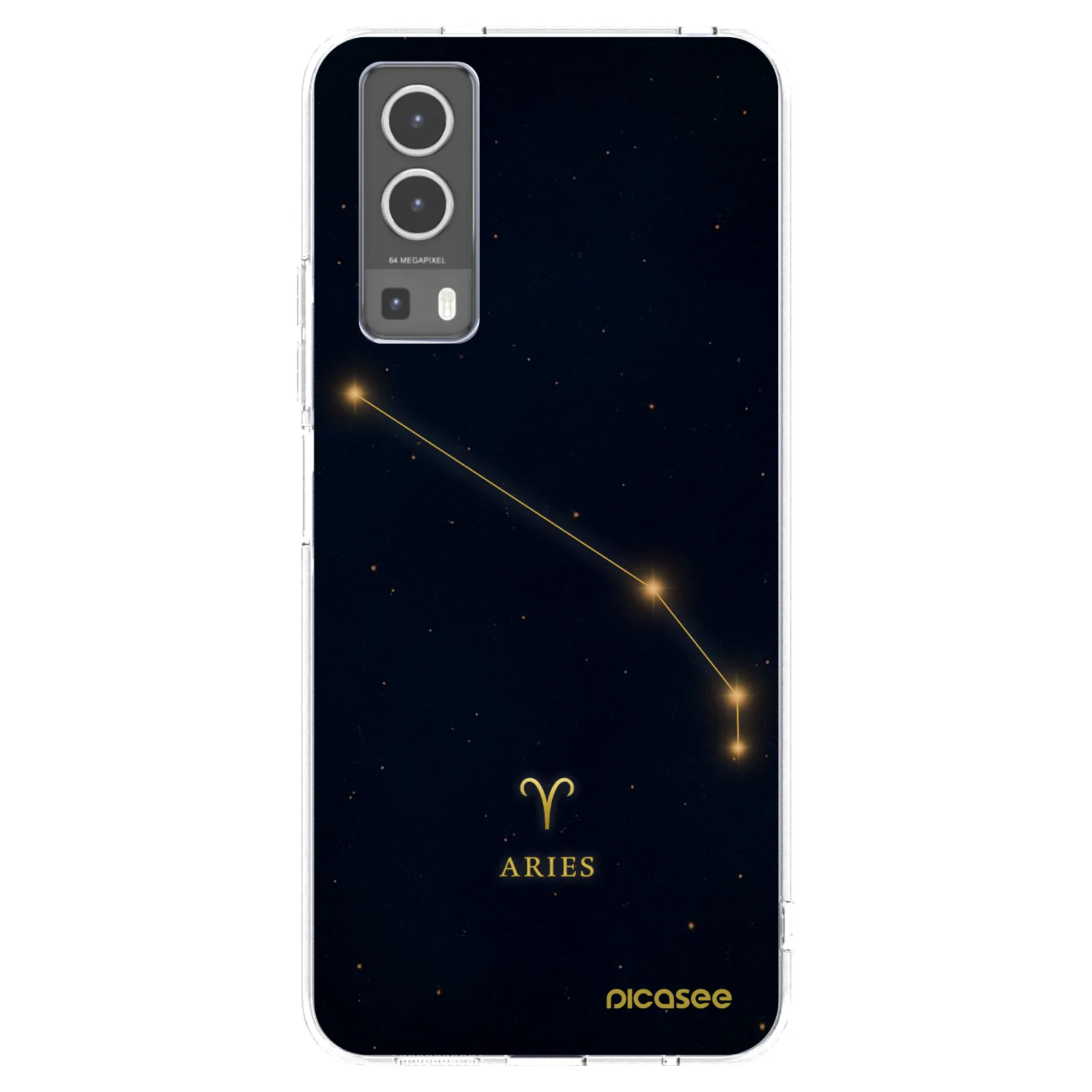 Picasee silikonový průhledný obal pro Vivo Y72 5G - ARIES