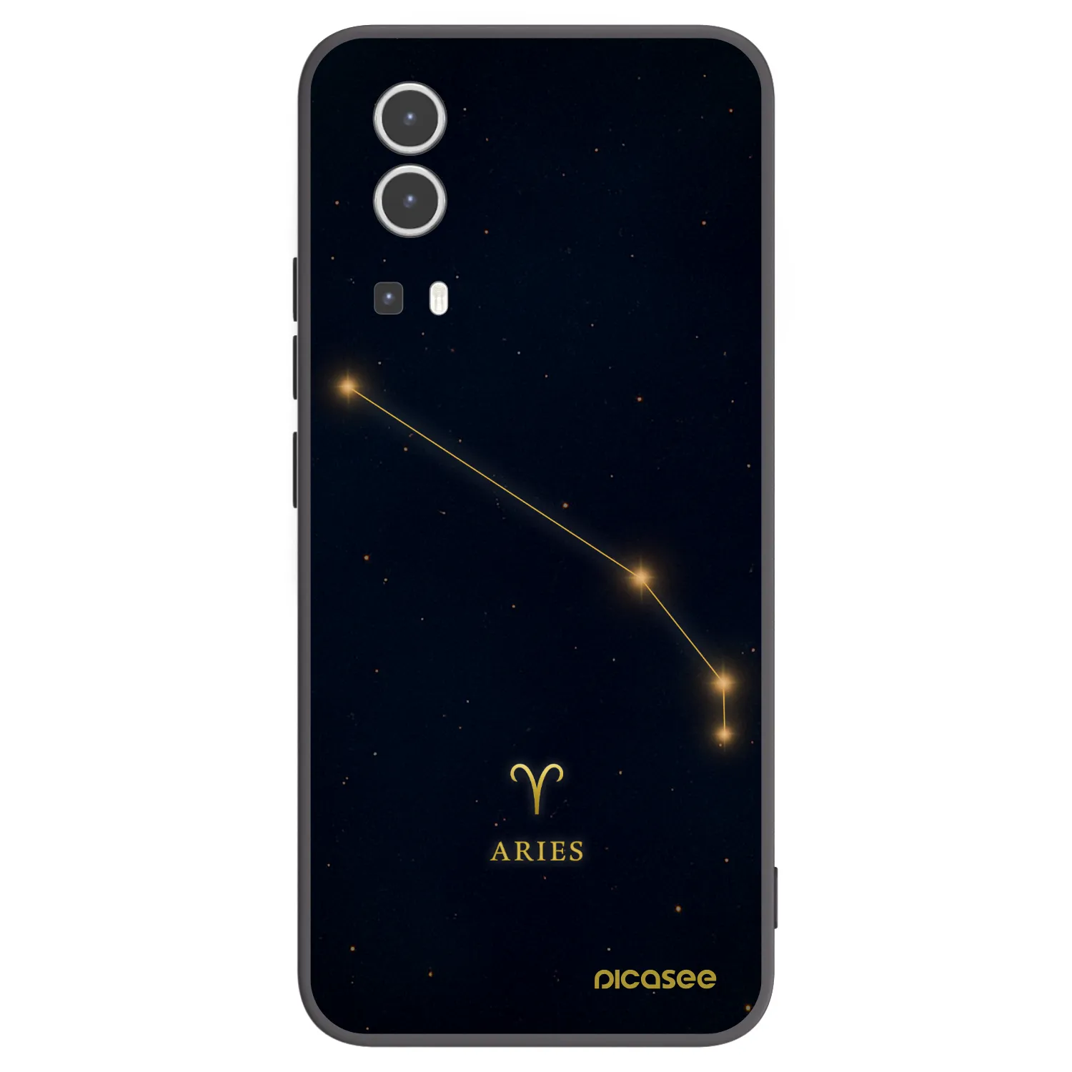 Picasee silikonový černý obal pro Vivo Y72 5G - ARIES