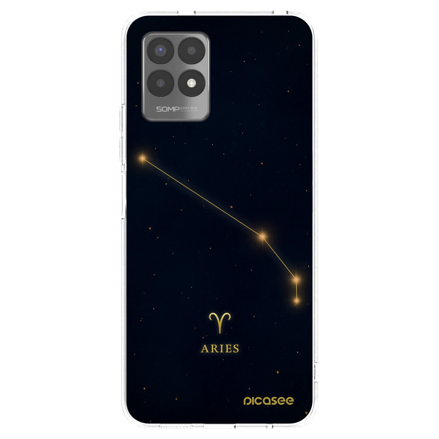 Picasee silikonový průhledný obal pro Realme 8i - ARIES