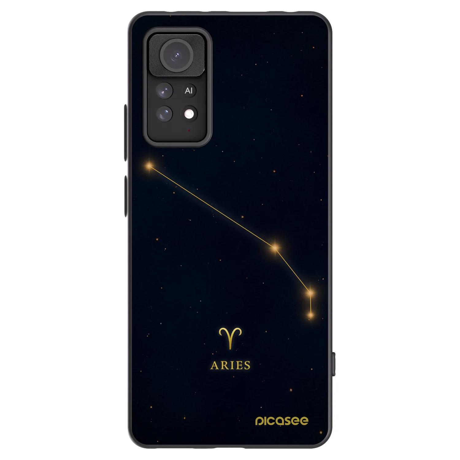 Picasee silikonový černý obal pro Xiaomi Redmi Note 11 Pro - ARIES