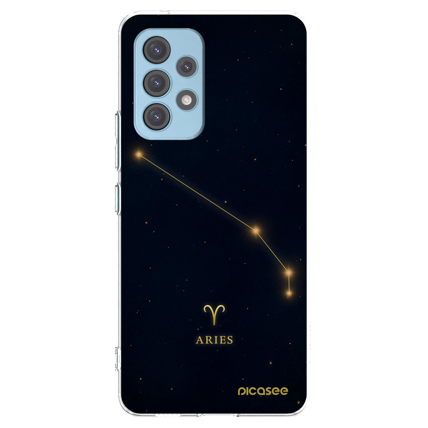 Picasee silikonový průhledný obal pro Samsung Galaxy A53 5G A536 - ARIES