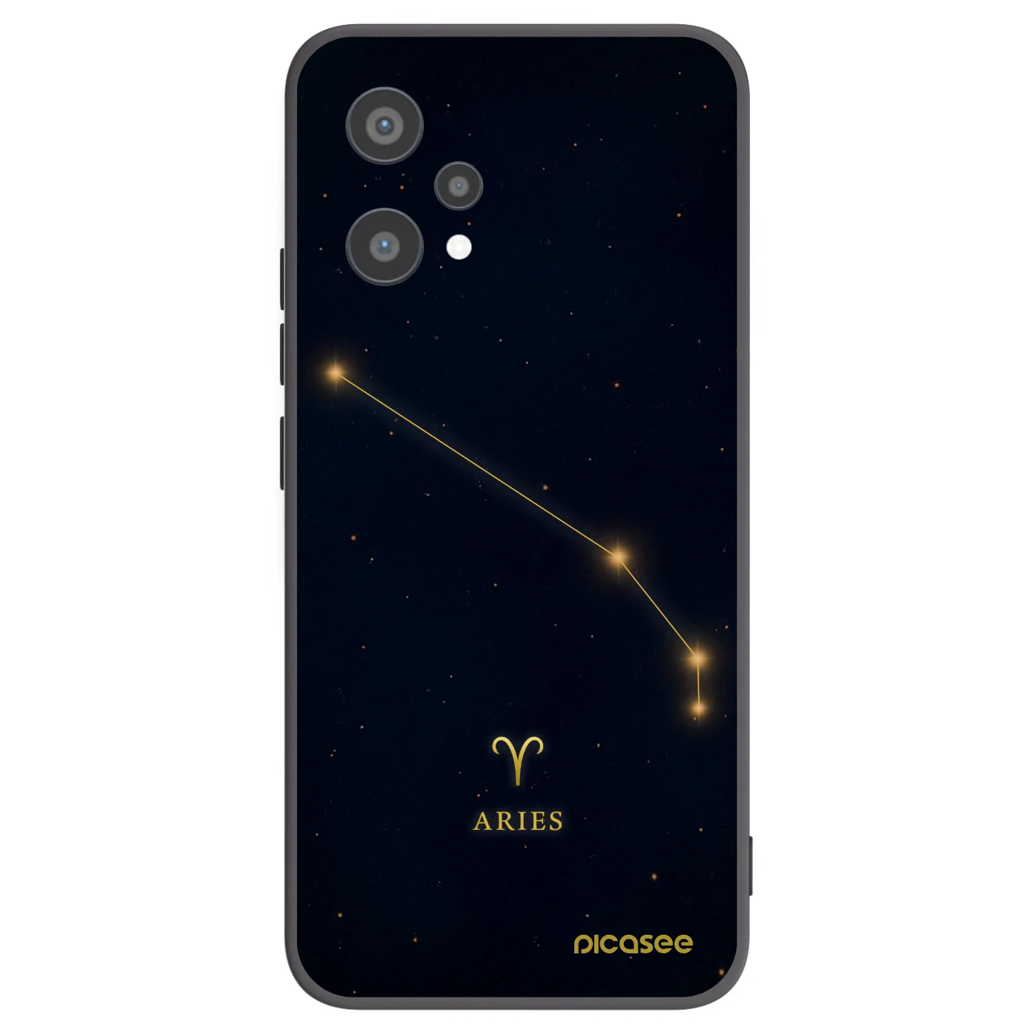 Picasee silikonový černý obal pro Realme 9 Pro 5G - ARIES