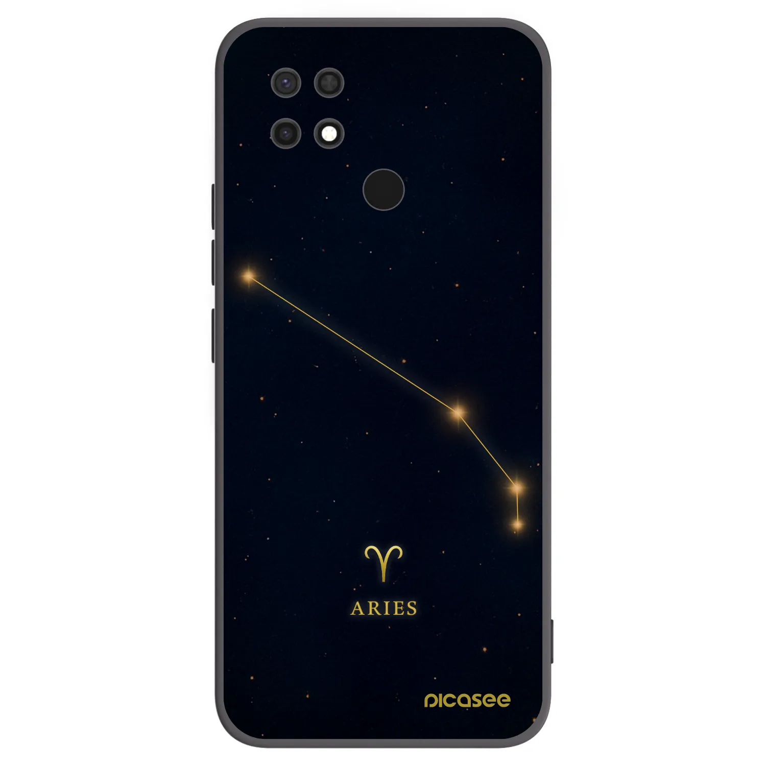 Picasee silikonový černý obal pro Xiaomi Redmi 10C - ARIES