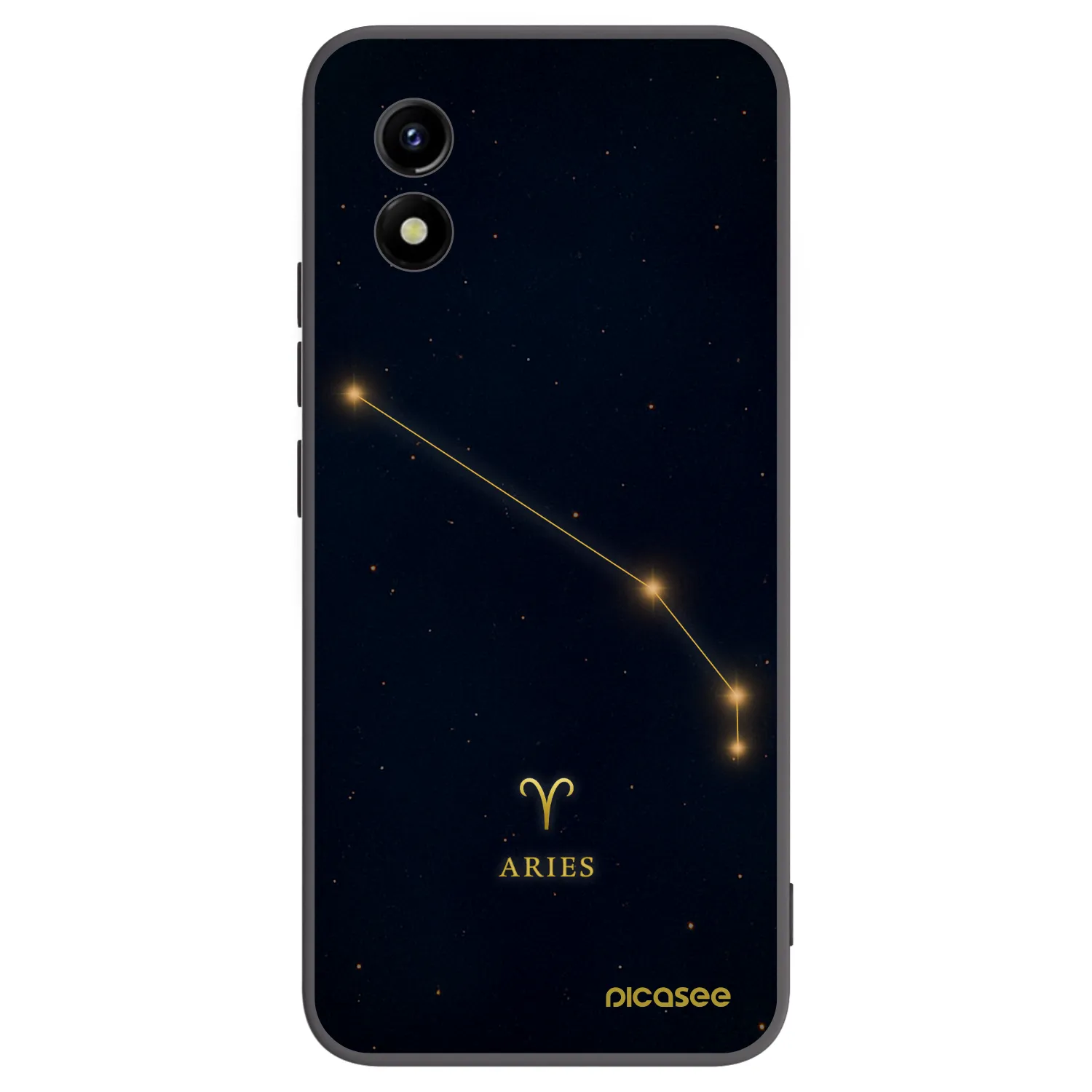 Picasee silikonový černý obal pro Vivo Y01 - ARIES