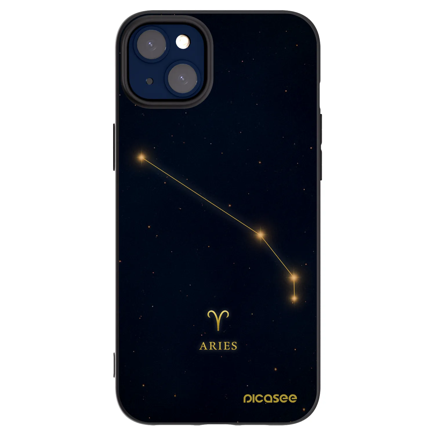 Picasee silikonový černý obal pro Apple iPhone 14 Plus - ARIES