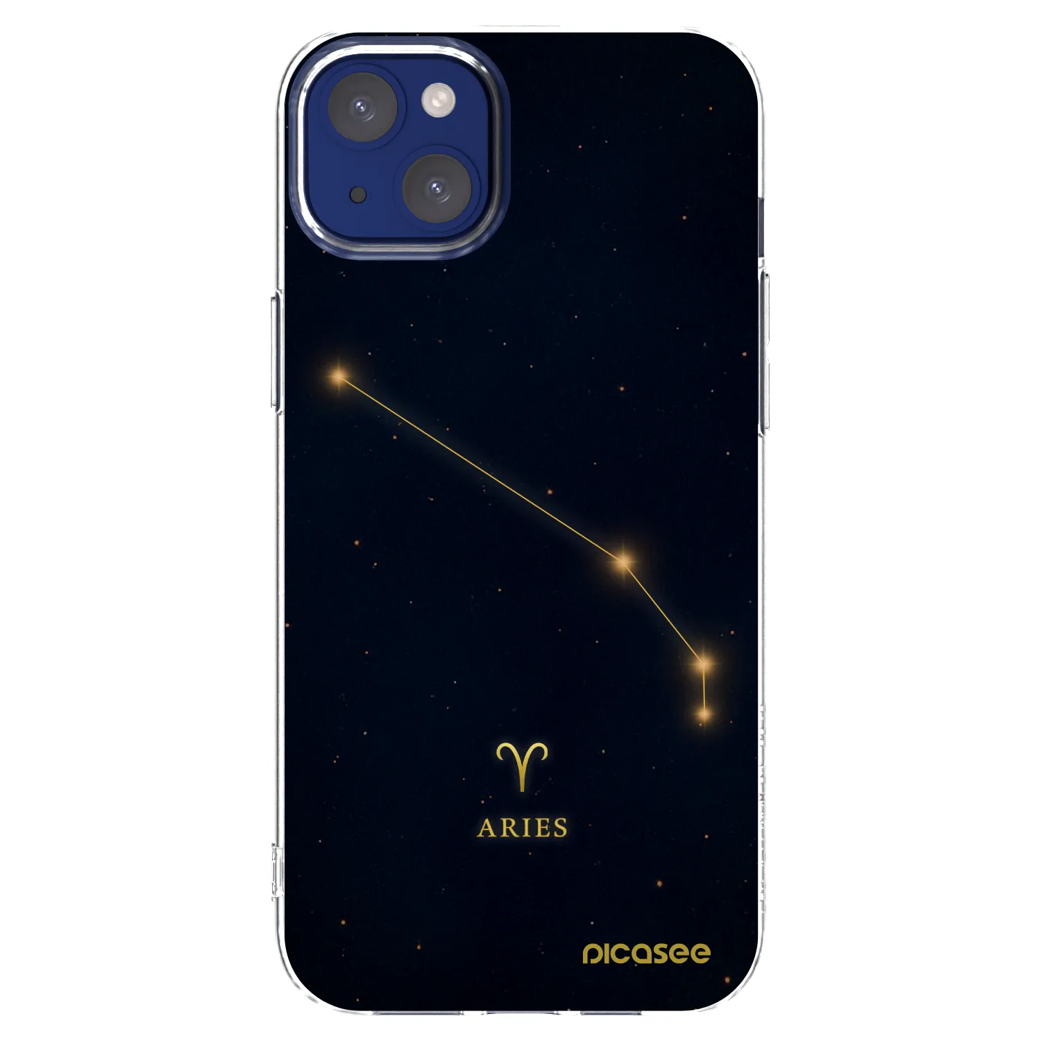 Picasee silikonový průhledný obal pro Apple iPhone 14 Plus - ARIES