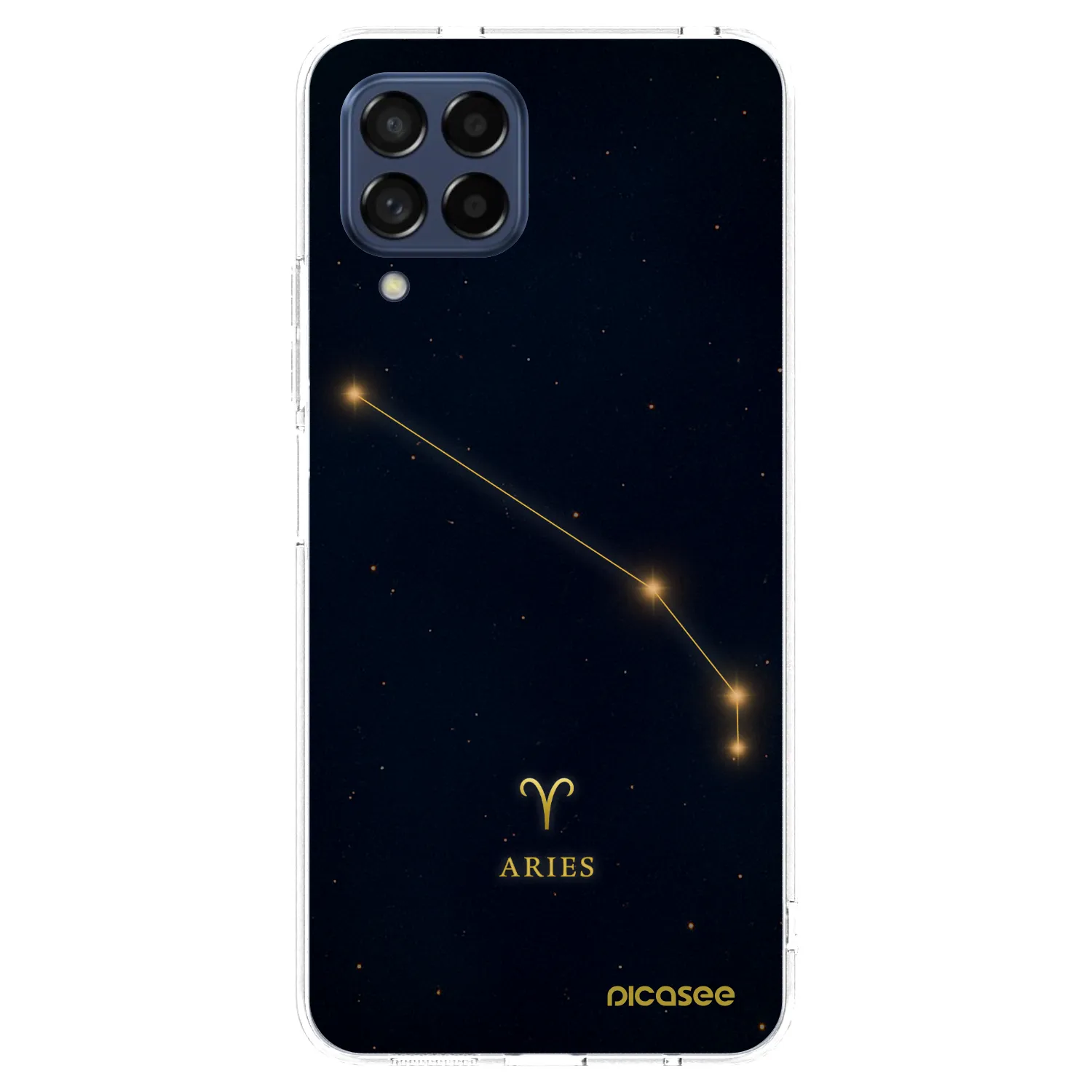 Picasee silikonový průhledný obal pro Samsung Galaxy M53 5G - ARIES