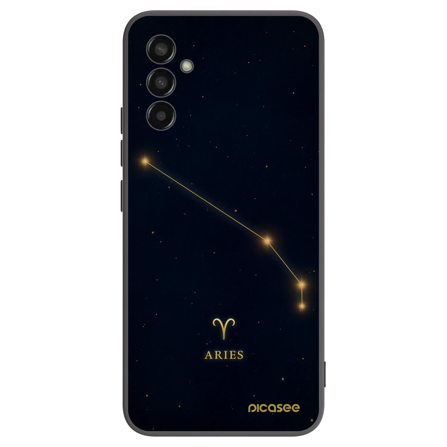 Picasee silikonový černý obal pro Samsung Galaxy M13 M135F - ARIES