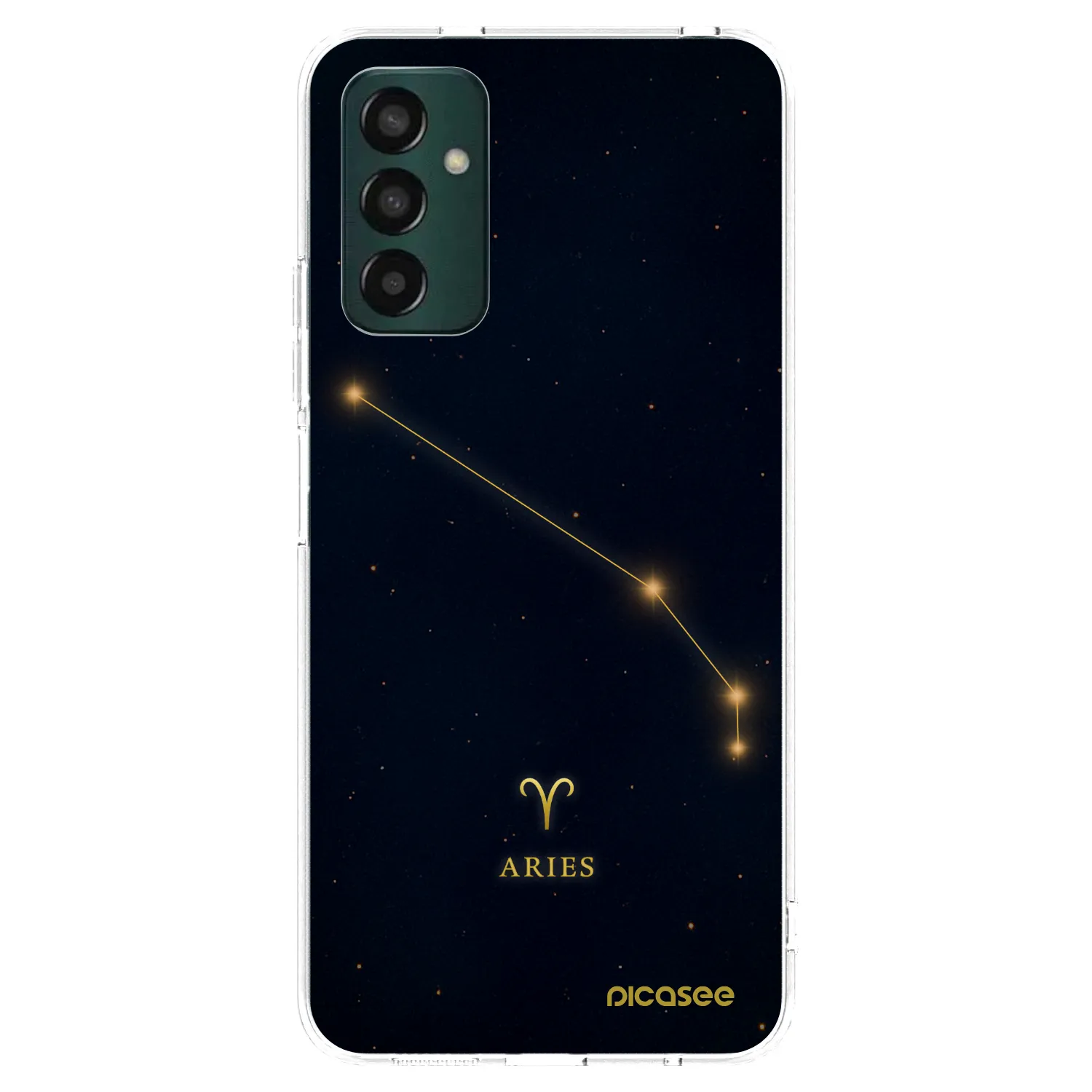 Picasee silikonový průhledný obal pro Samsung Galaxy M13 M135F - ARIES