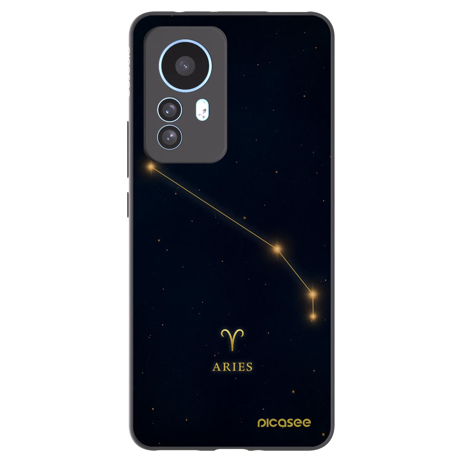 Picasee silikonový černý obal pro Xiaomi 12T Pro - ARIES